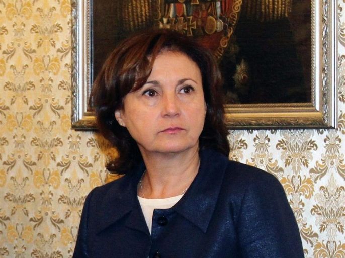 A file picture dated 14 October 2013 and made available 06 March 2015 of Deputy Prime Minister Rumyana Bachvarova in Sofia, Bulgaria. Deputy Prime minister Roumyana Batchvarova was nominated by Prime Minister Boyko Borissow for the post of the interior minister following the resignation of Veselin Vutchkov on 04 March 2015. Sociologist Bachvarova served as chief of cabinet in Borissov's first government (2009 to 2013). The voting in parliament is scheduled for next week.